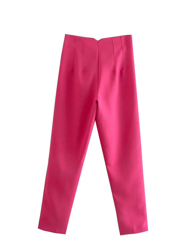 WW Vintage Hose mit geradem Reißverschluss und erhöhter Taille