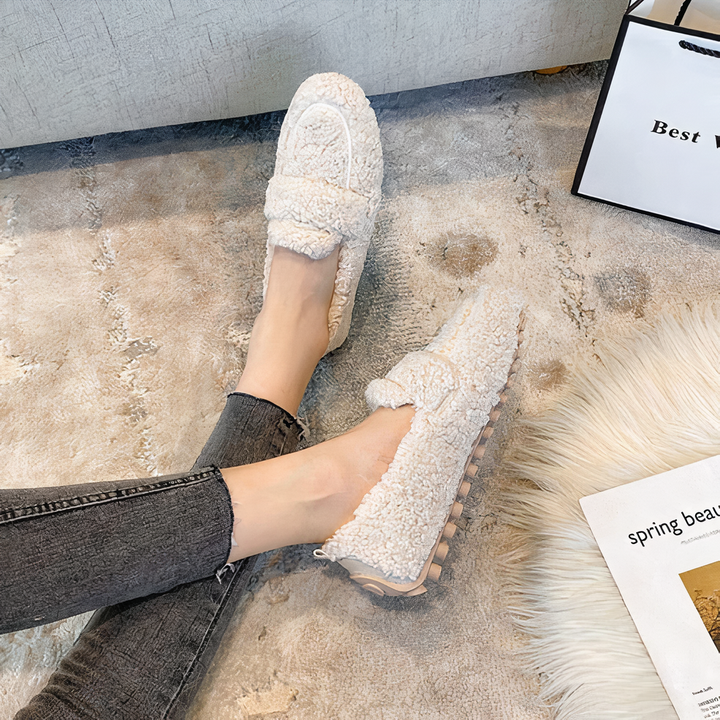 W&W Mode | Winter Plüsch Schuhe - Warme und Bequeme Hausschuhe für den Winter