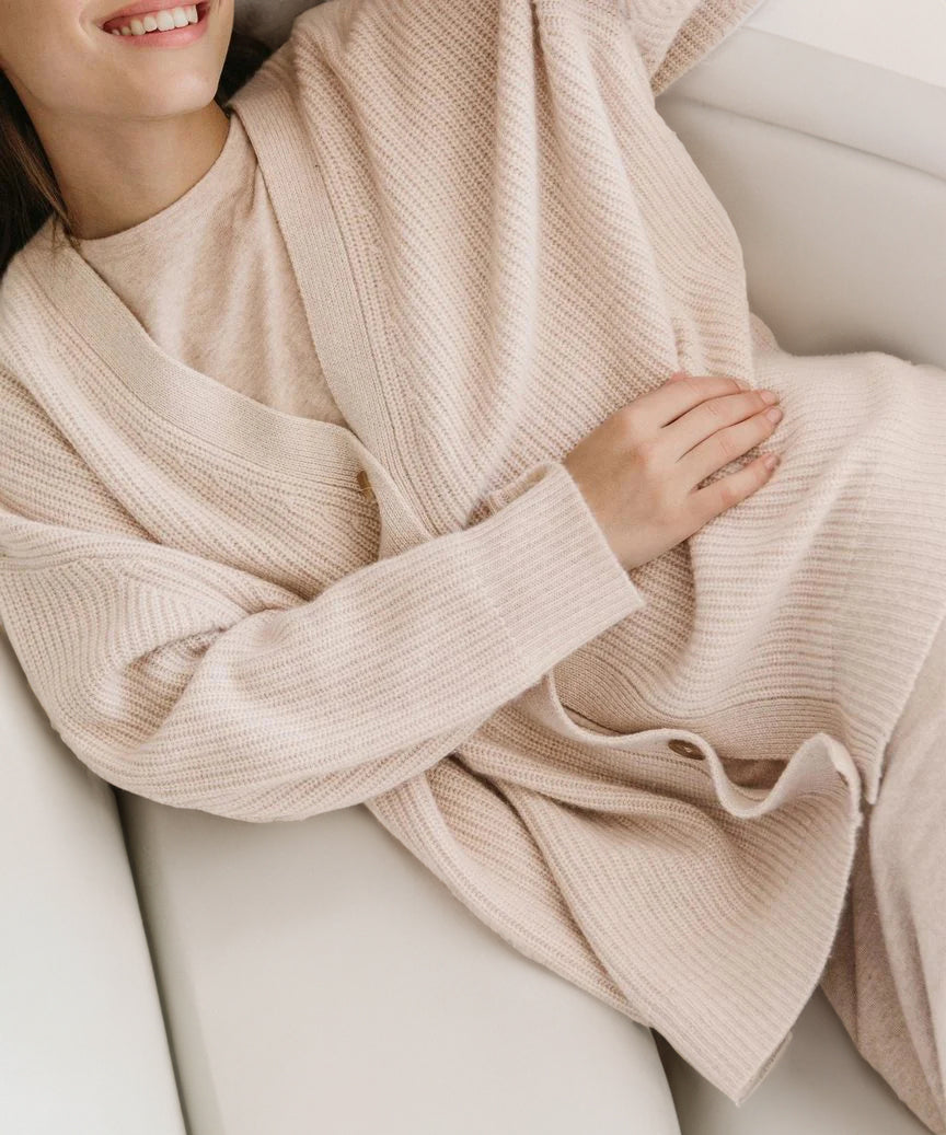 W&W Mode | Strickjacke Übergröße Knopfleiste Strickjacke Damenbekleidung