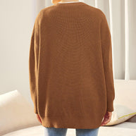 WW | Strickjacke Übergröße Knopfleiste Strickjacke Damenbekleidung