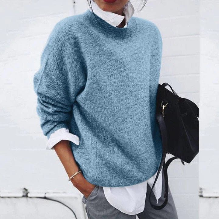 WW | Pullover Rundhals Übergröße Pullover Strickwaren Damen
