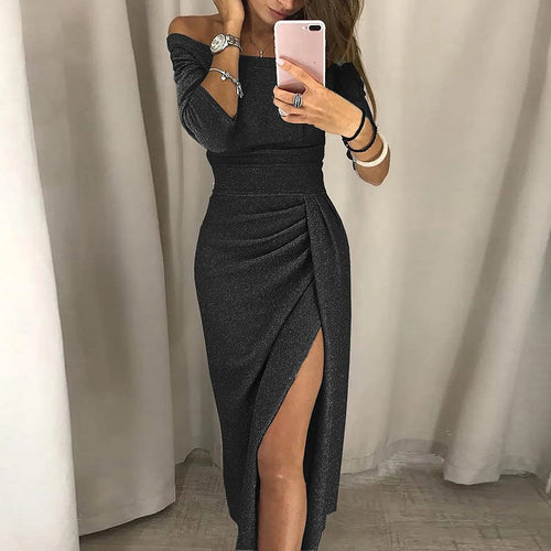 W&W Mode | Elegantes Partykleid mit Offenem Ausschnitt