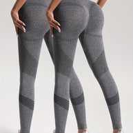 WW | Eleganz Set aus 2 Gepunkteten Fitness-Leggings für Stilvolle Workouts