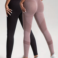 WW | Eleganz Set aus 2 Gepunkteten Fitness-Leggings für Stilvolle Workouts