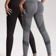 WW | Eleganz Set aus 2 Gepunkteten Fitness-Leggings für Stilvolle Workouts