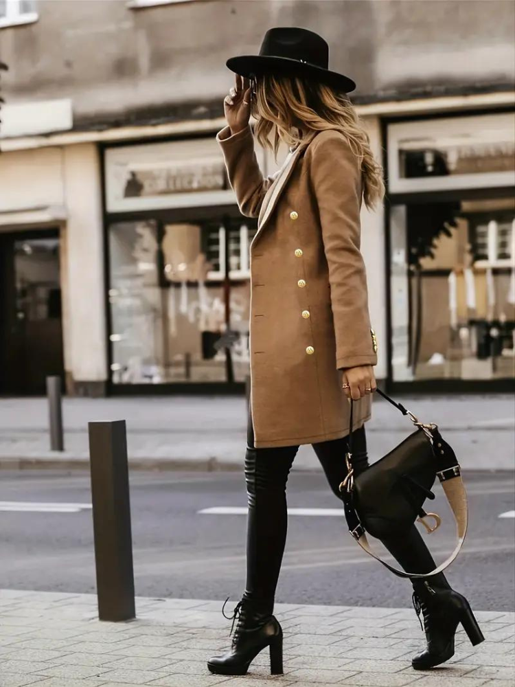 Wollmantel | Stylischer Wintermantel für Frauen