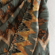 Vintage Geometrisch Gemusterter Minirock
