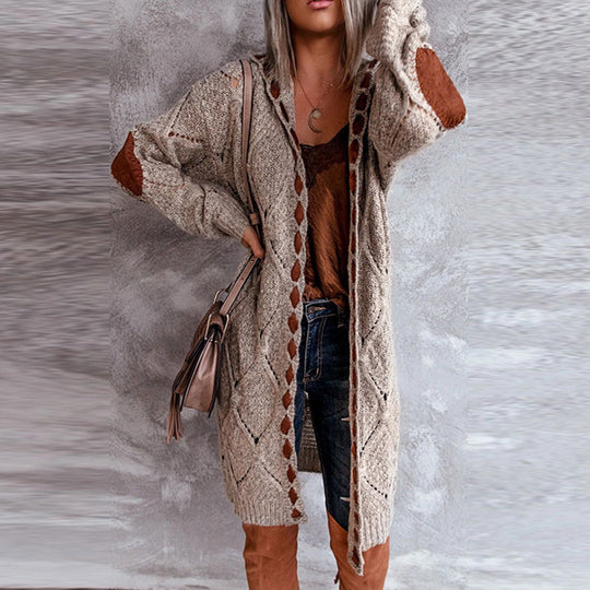 W&W Mode | Modische Strickjacke mit Kapuze