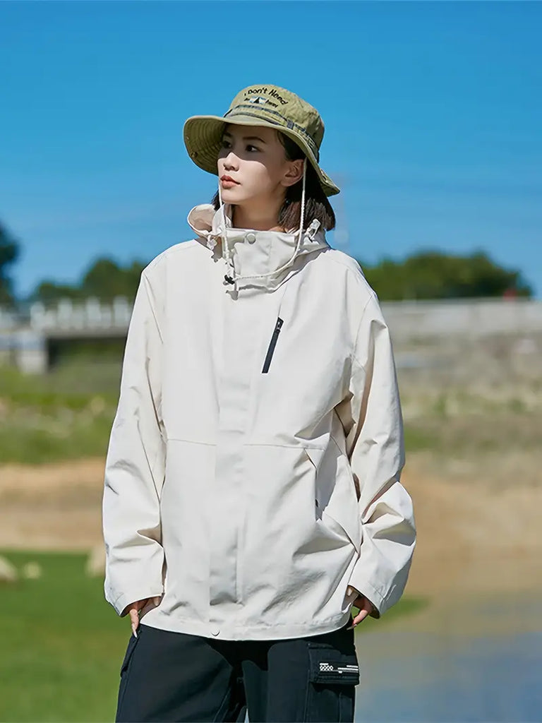 WW | Softshell Jacke Mit Kapuze in Übergrößen Für Damen Jalenxa