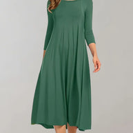 WW | Edles Leichtes Midikleid