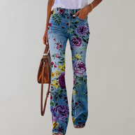 WW | Denim Flare Hose mit Stretch für Damen