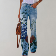 WW | Denim Flare Hose mit Stretch für Damen