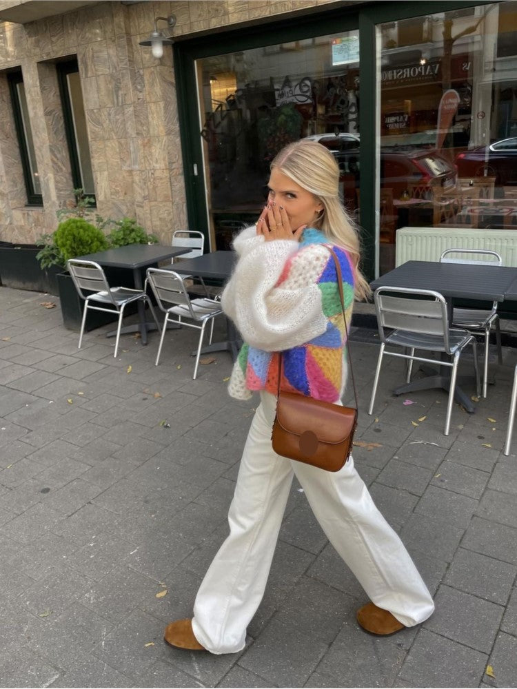 WW | Mehrfarbiger Cardigan Für Frauen