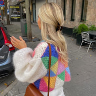 Bunte Strickpullover