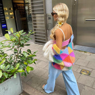 Bunte Strickpullover