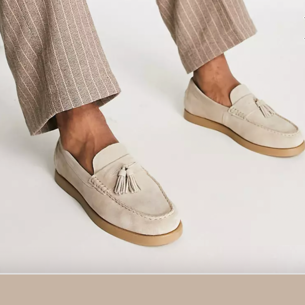 WW | Super elegante und bequeme Leder-Mokassins für Männer.