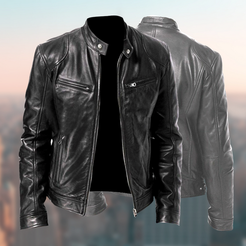 W&W Mode | Modische Lederjacke Für Männer