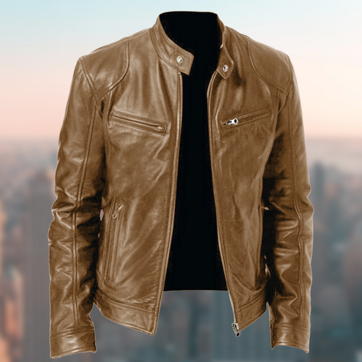 W&W Mode | Modische Lederjacke Für Männer