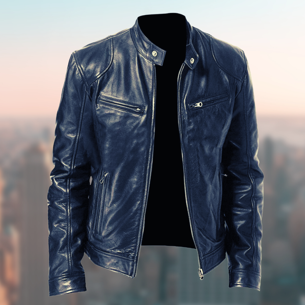 W&W Mode | Modische Lederjacke Für Männer