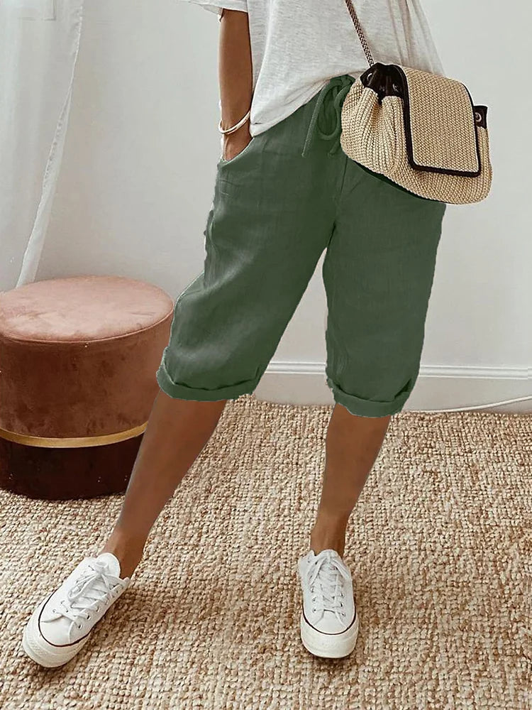 W&W Mode | Stylische Baumwoll Leinen Hosen Für Frauen