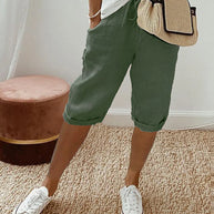 WW | Stylische Baumwoll Leinen Hosen Für Frauen