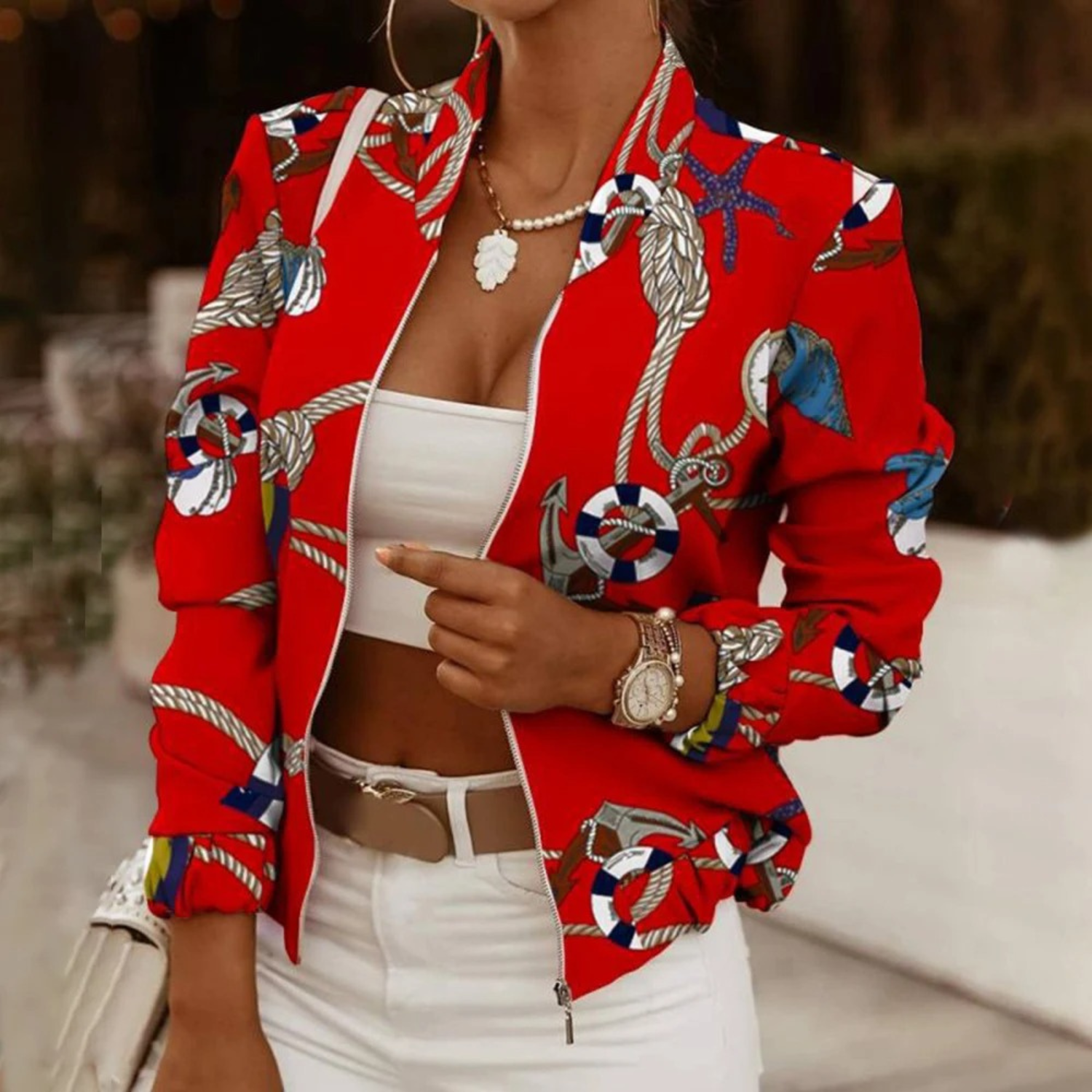 WW | Damen-Sommerjacke mit modernem Design