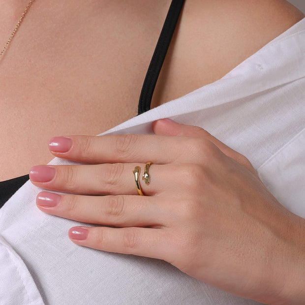 WW | Verstellbarer Damen Hug Ring