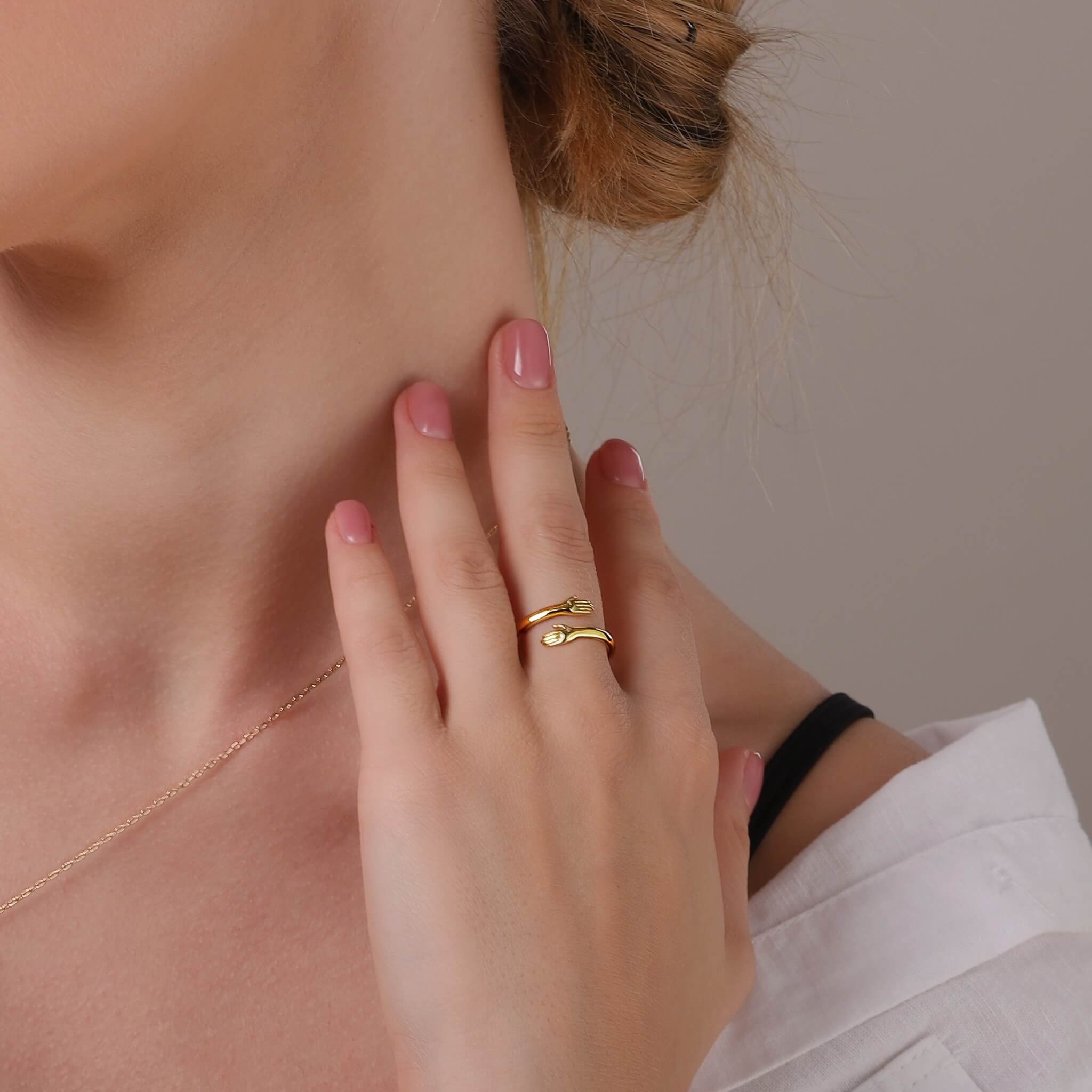 WW | Verstellbarer Damen Hug Ring