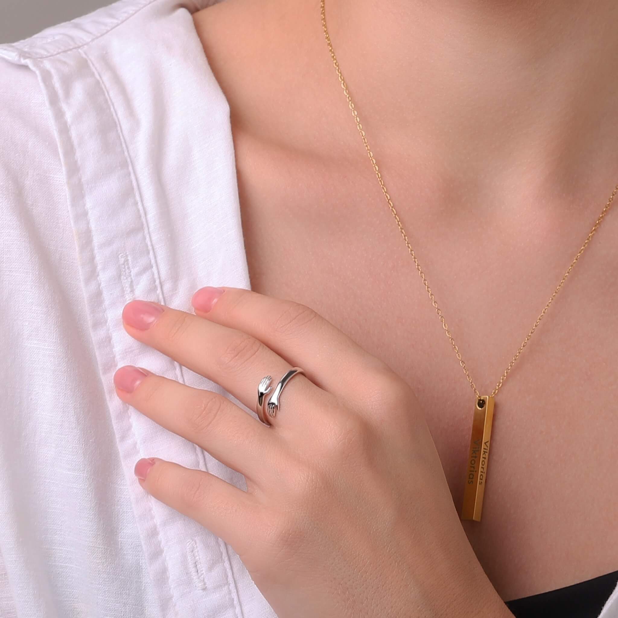 WW | Verstellbarer Damen Hug Ring