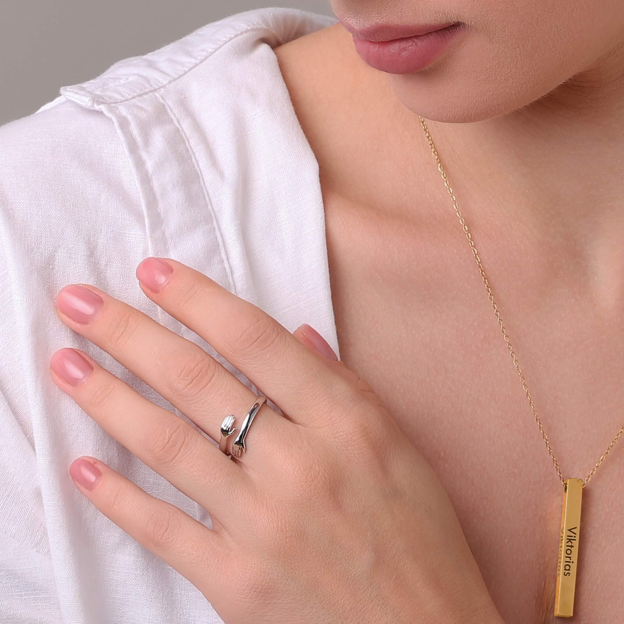 WW | Verstellbarer Damen Hug Ring