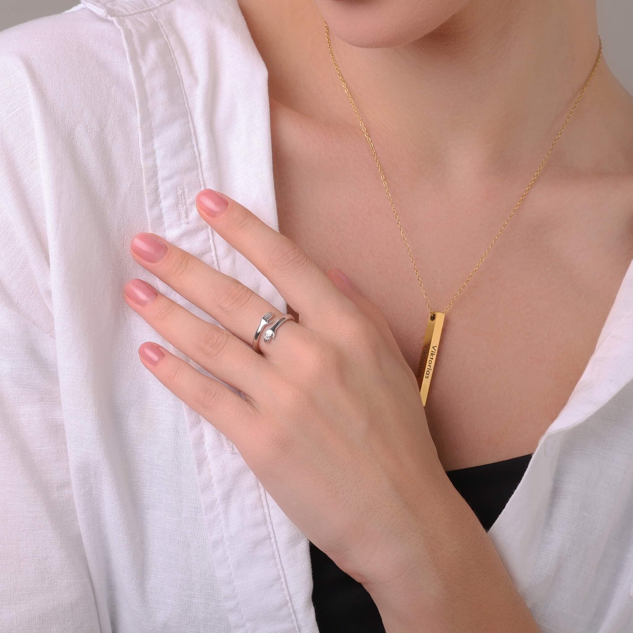 WW | Verstellbarer Damen Hug Ring