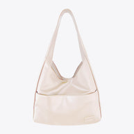 Hobo-Umhängetasche aus Kunstleder Kuriertasche