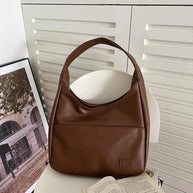 Hobo-Umhängetasche aus Kunstleder Kuriertasche