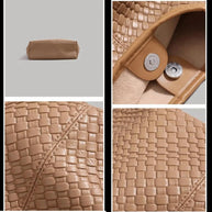 WW | Tasche Vegan Leder Alltag Gewebte Tasche Schultertasche