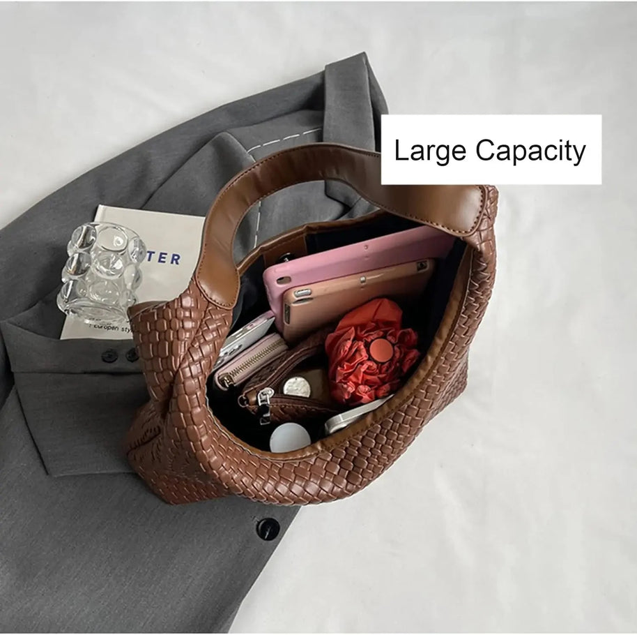 WW | Tasche Vegan Leder Alltag Gewebte Tasche Schultertasche