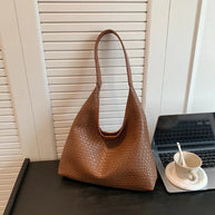 WW | Tasche Vegan Leder Alltag Gewebte Tasche Schultertasche