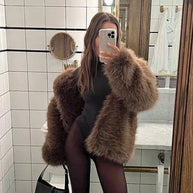 WW | kurz flauschig Damen Kunstpelzjacken WW | für Damen