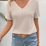 WW | Bluse Atmungsaktiv Lockere Passform Sommer Top Damen T Shirt