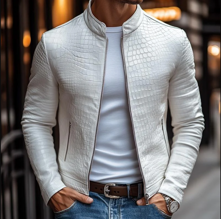 W&W Mode | Stilvolle Premium-Lederjacke