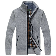 WW | Herren Strickjacke Mit Fleecefutter