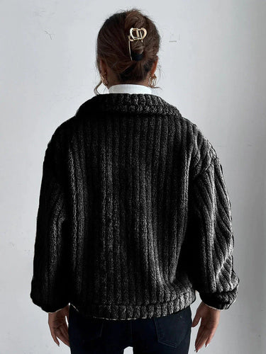 W&W Mode | Dicke Plüschjacke für Frauen