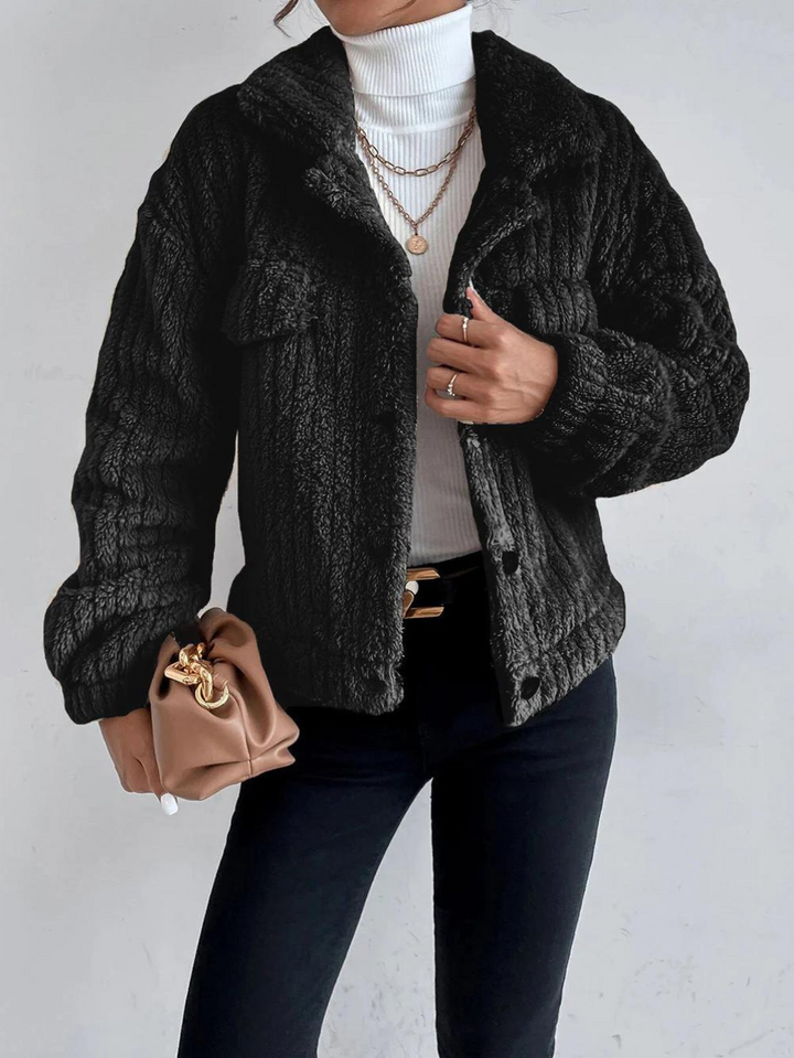 W&W Mode | Dicke Plüschjacke für Frauen