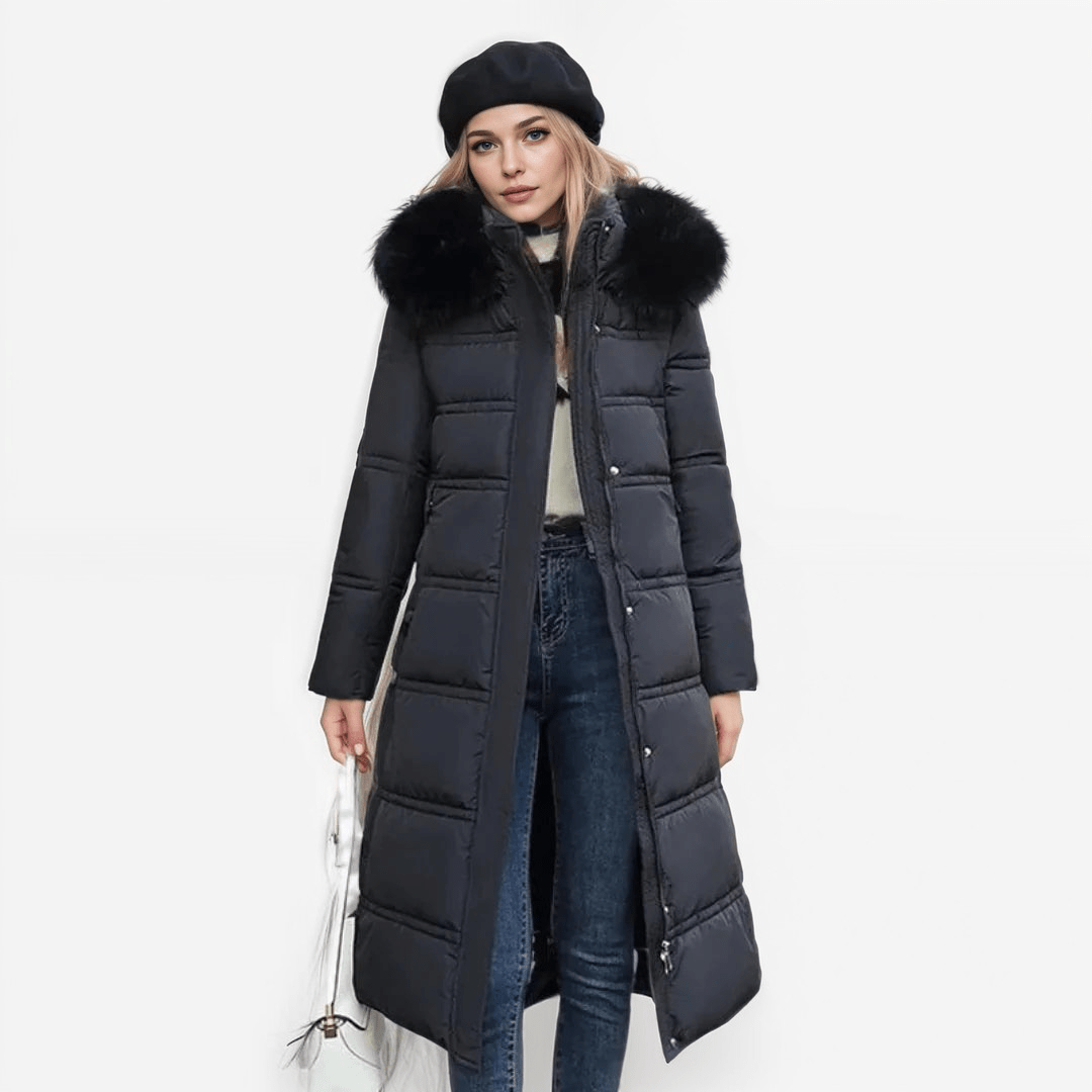 WW | Isolierter Wintermantel mit tierfreiem Pelzbesatz - Wasserabweisende Oberfläche - Extrem Cold Schutz