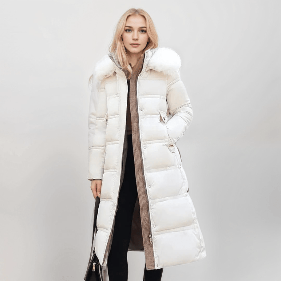 WW | Isolierter Wintermantel mit tierfreiem Pelzbesatz - Wasserabweisende Oberfläche - Extrem Cold Schutz