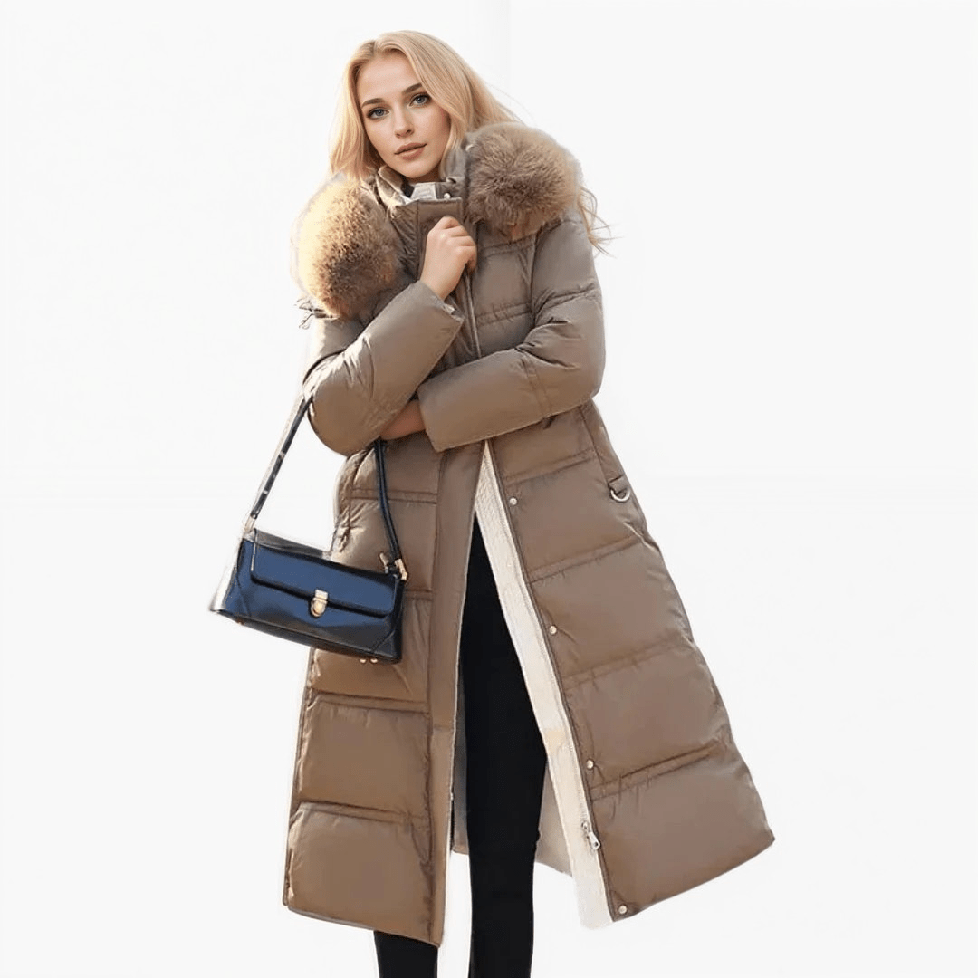 WW | Isolierter Wintermantel mit tierfreiem Pelzbesatz - Wasserabweisende Oberfläche - Extrem Cold Schutz