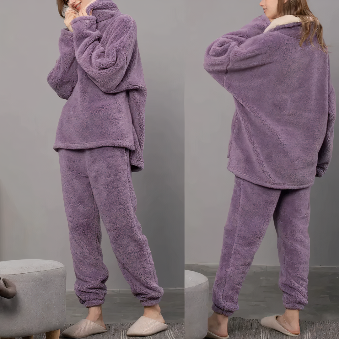 W&W Mode - Fleece-Pyjamaset Für Damen