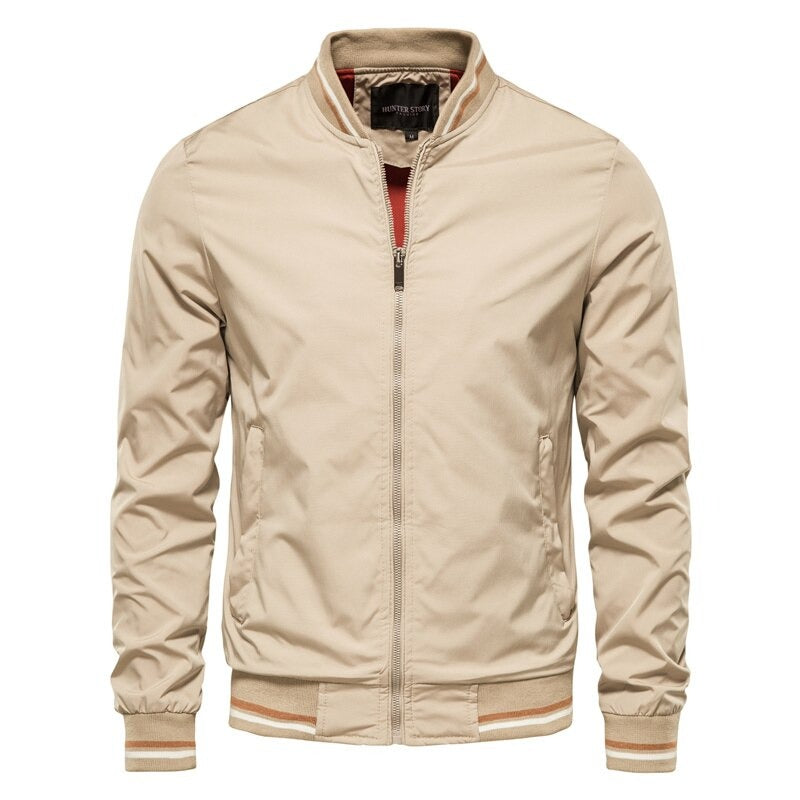 WW | Lässige Schlanke Passform Sommer Herren Bomberjacke