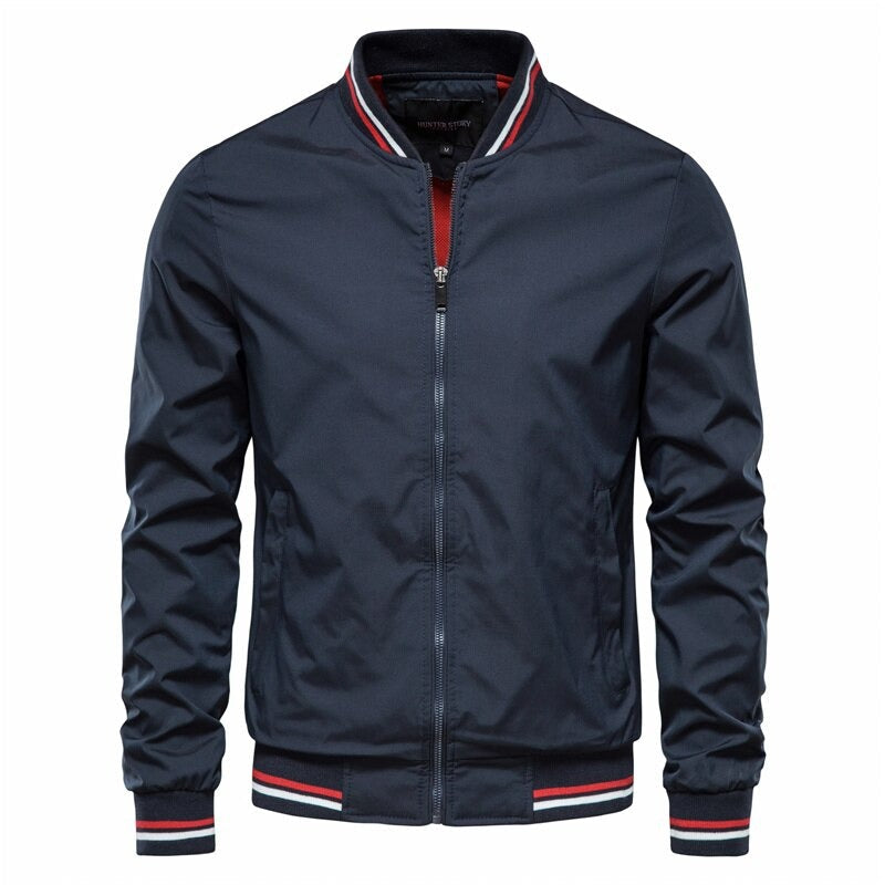 W&W Mode | Lässige Schlanke Passform Sommer Herren Bomberjacke