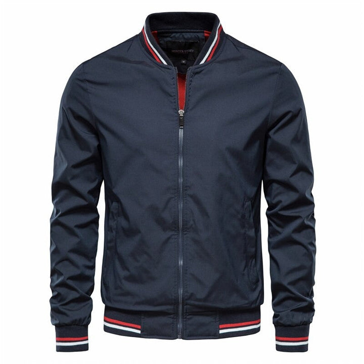 W&W Mode | Lässige Schlanke Passform Sommer Herren Bomberjacke