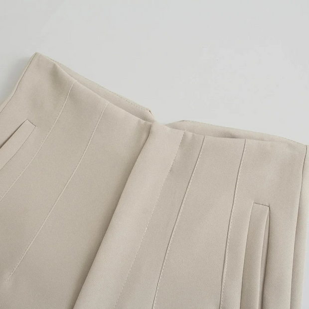 WW | Taillierte Damen Hose Traf Fashion